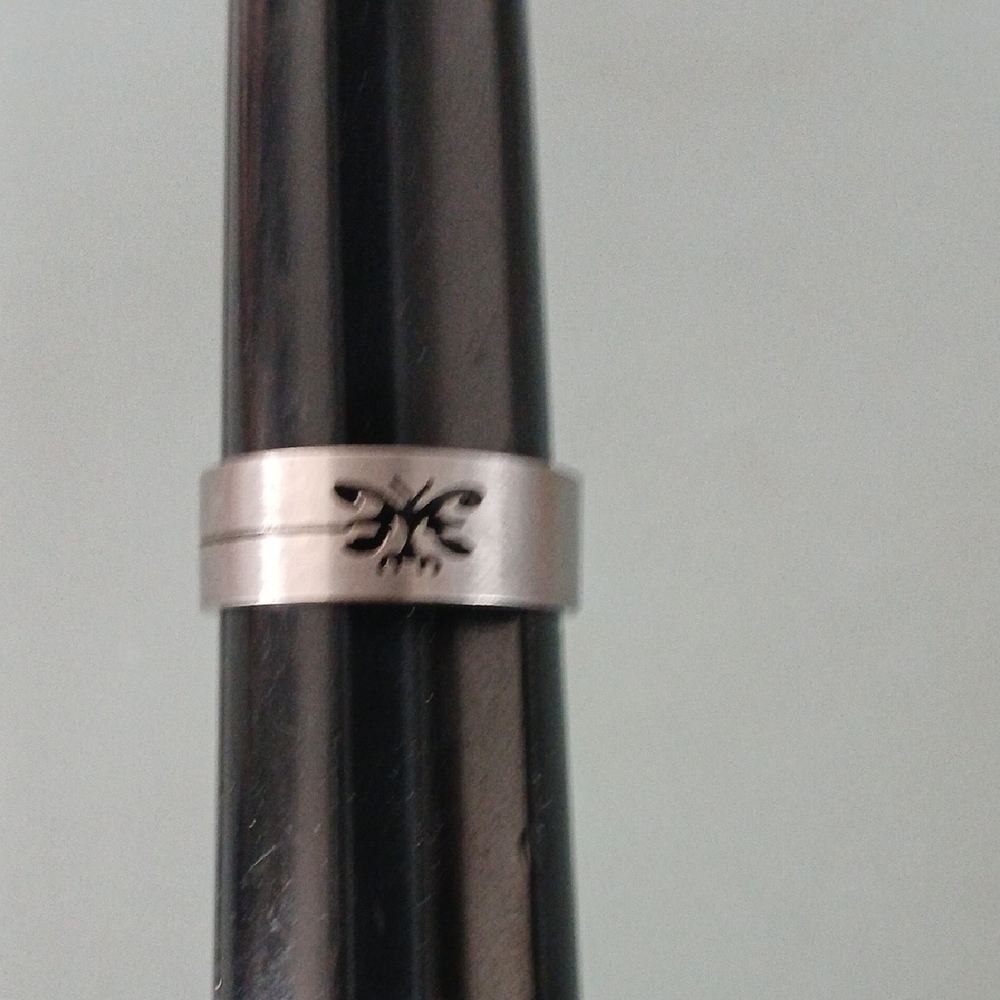 Stainless Steel Butterfly Ring 8.5
